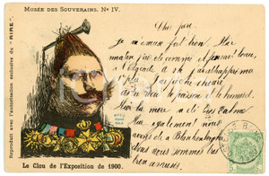 1900 MUSÉE DE SOUVERAINS n.IV Le clou de l'Exposition de 1900 - Carte postale FP  Cartolina postale d'epoca, viaggiata.CONDIZIONI: FAIRFORMATO: FP    originale e autentica 1