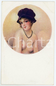 1920 ca EROTICA Artist Albert Joseph PÉNOT Frimousses roses - Carte postale FP  Cartolina postale d'epoca, non viaggiata.EDITORE: Marque L.E. Paris - Serie 25 n. 5CONDIZIONI: FAIRFORMATO: FP    originale e autentica 1