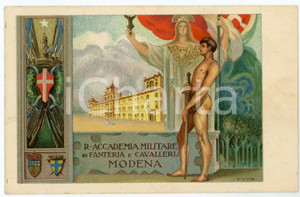 1930 ca MODENA R. Accademia Militare Fanteria Cavalleria - Cartolina ill. VICO  Cartolina postale d'epoca, non viaggiata.CONDIZIONI: GFORMATO: FPEDITORE: Francesco Duval - Roma    originale e autentica 1