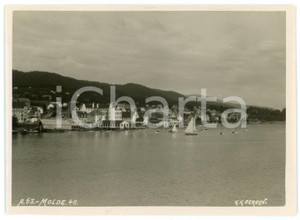 1910 ca MOLDE - NORWAY View of the city - Photo 11x9 cm Fotografia d'epoca. FOTOGRAFO: Atelier K.K. - Bergen FAIR/discreto Lieve abrasione al verso Formato: 11x9 originale e autentica 1