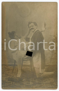 1900 ca VINTAGE EROTIC Couple on a chair - RARE PORN Photo RPPC Fotografia originale d'epoca, in formato cartolina postale.CONDIZIONI: F (alone)FORMATO: 9x14 cm    originale e autentica 1