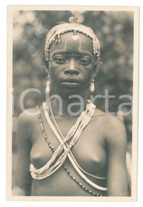 1930 ca C. ZAGOURSKI (?) CONGO BELGE Fille africaine NU ETHNIQUE - Postcard  Fotocartolina postale d'epoca attribuita al fotografo Casimir ZagourskiNon viaggiata.CONDIZIONI: GFORMATO: FP    originale e autentica 1
