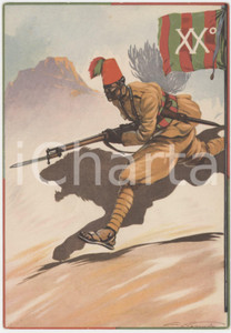 1940 ca AOI - ERITREA - XX Battaglione Eritreo - Soldato indigeno - Cartolina FG Cartolina d'epoca, non viaggiata.  FAIR/discreto Lievi smussature agli angoli Formato: 10x15 cm originale e autentica 1