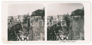 1906 ROMA Rupe Tarpea - Veduta *Stereoscopica STEGLITZ-BERLIN 12 Fotografia stereoscopica d'epoca.EDITORE: Steglitz-Berlin   GOOD/buono  Formato: 18x9 cm originale e autentica 1