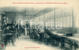 1910ca MALZEVILLE Institut G. JACQUEMIN Bureau de la Comtabilité Carte postale  Cartolina postale d'epoca, viaggiata.CONDIZIONI: FAIRFORMATO: FP    originale e autentica 1