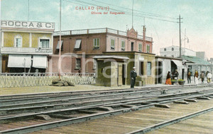 1910 ca CALLAO (PERÚ) Oficina del Resguardo - Tarjeta postal FP NV  Cartolina postale d'epoca, non viaggiata.CONDIZIONI: GFORMATO: FP    originale e autentica 1