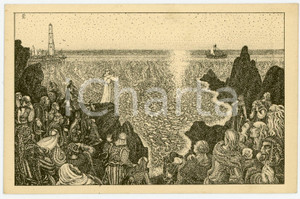 1931 Mario ZAMPINI VII Centenario morte Sant'Antonio da Padova - Cartolina n.7  Cartolina postale d'epoca, non viaggiata.  FAIR/discreto Lievi smussature agli angoli Formato: FP originale e autentica 1