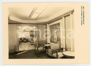 1930 ca COMPAGNIE MARITIME BELGE M.V. Elisabethville - Salon de musique Postcard  Cartolina postale d'epoca, non viaggiata. GOOD/buono  Formato: FP originale e autentica 1