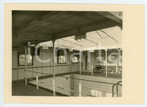 1930 ca COMPAGNIE MARITIME BELGE - M.V. Charlesville - La piscine - Postcard  Cartolina postale d'epoca, non viaggiata. GOOD/buono  Formato: FP originale e autentica 1