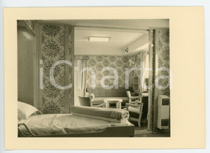 1930 ca COMPAGNIE MARITIME BELGE - M.V. Charlesville - Cabine de luxe - Postcard  Cartolina postale d'epoca, non viaggiata. GOOD/buono  Formato: FP originale e autentica 1