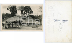 1930 C. ZAGOURSKI «L'Afrique qui disparaît» MANGBETU - Village EKIBONDO n. 67  Fotocartolina postale d'epoca, appartenente alla serie &laquo;L'Afrique qui dispara&icirc;t&raquo; del fotografo Casimir Zagourski (L&eacute;opoldville).N&deg; 67, non viaggiata.CONDIZIONI: GFORMATO: 14x9 cm    originale e autentica 1
