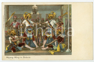 1900 ca BATAVIA (DUTCH EAST INDIES) Wayang wong - Postcard FP NV Cartolina postale d'epoca, non viaggiata. CONDIZIONI: FAIRFORMATO: FP    originale e autentica 1