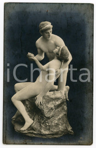 1920 ca VINTAGE EROTIC Lebender Marmor - Nude couple - Postcard 5945/1  Cartolina postale d'epoca, non viaggiata.CONDIZIONI: GFORMATO: FP    originale e autentica 1