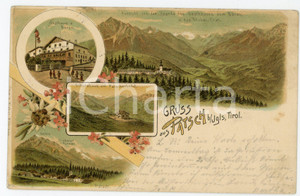 1901 PATSCH - TIROL (OSTERREICH) Patscherkofel ILLUSTRATED Postcard FP VG  Cartolina postale d'epoca, viaggiata. FAIR/discreto Lievi smussature agli angoli Formato: FP originale e autentica 1