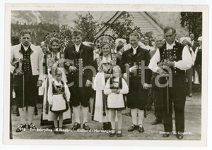 1960 ca EIDFJORD / HARDANGER (NORGE) Bondebryllup - Krunebrur *Vintage postcard  Cartolina postale d'epoca, non viaggiata.CONDIZIONI: FAIR (minime sbrecciature marginali)FORMATO: FG    originale e autentica 1