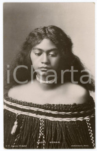 1910ca NEW ZEALAND - ETHNIC Maori woman - Postcard FT Series 9650 Cartolina postale d'epoca, non viaggiata.CONDIZIONI: FAIRFORMATO: FP    originale e autentica 1