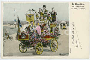 1901 SATIRE Le Clou-Rêve de l'Exposition à Paris - Ill. T. BIANCO Carte postale Cartolina postale d'epoca, viaggiata.CONDIZIONI: FAIRFORMATO: FP    originale e autentica 1