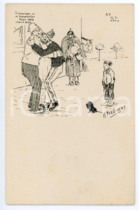 1915 WW1 Artist A. YSEBAERT Tekeningen uit de loopgrachten - Carte postale FP NV  Cartolina postale, non viaggiata. FAIR/discreto Lievi smussature agli angoli Formato: FP originale e autentica 1