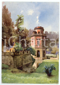 1942 CASERTA Regia Accademia Aeronautica - La Castelluccia - Cartolina FG NV  Cartolina postale d'epoca, non viaggiata.Illustrazione di Riccobaldi.CONDIZIONI: POOR (abrasioni al verso)FORMATO: FG    originale e autentica 1