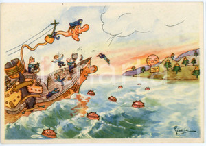 1942 MAK P 100 R. Accademia Aeronautica XIV Corso Integrazione *Cartolina FG  Cartolina postale d'epoca, non viaggiata.CONDIZIONI: FAIRFORMATO: FG    originale e autentica 1