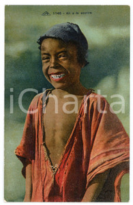 1930ca ALGÃ‰RIE Ali a le sourire - Carte postale CAP 1146 FP NV  Cartolina postale d'epoca, non viaggiata.CONDIZIONI: FAIRFORMATO: FP    originale e autentica 1