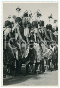 1920 ca AFRIQUE Danse des femmes - Carte postale RPPC  Cartolina postale d'epoca, non viaggiata.CONDIZIONI: FAIRFORMATO: FP    originale e autentica 1