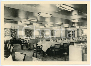 1930 ca ANVERS - M.V. LEOPOLDVILLE Salle à manger - Cartolina FG NV Cartolina d'epoca, non viaggiata. FAIR/discreto Lievi smussature agli angoli Formato: FG originale e autentica 1