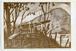 1920 ca Artista TATO Guglielmo SANSONI Ricordi della GRANDE GUERRA (1) Cartolina  Cartolina postale d'epoca, non viaggiata.EDITORE: L'Azione StudentescaSERIE: n.1 - La sentinella d'acciaioCONDIZIONI: FAIR (lievi increspature al margine sinistro, alone al verso)FORMATO: FP    originale e autentica 1