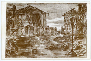 1920 ca Artista TATO Guglielmo SANSONI Ricordi della GRANDE GUERRA (2) Cartolina  Cartolina postale d'epoca, non viaggiata.EDITORE: L'Azione StudentescaSERIE: n.2 - Ricacciati!CONDIZIONI: FAIR (lieve alone al verso)FORMATO: FP    originale e autentica 1