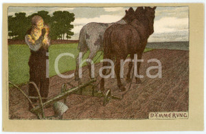 1900 ca DEUTSCHLAND "D'ammerung" by Paul HEY - Postkarte FP NV  Cartolina postale d'epoca, non viaggiata.CONDIZIONI: FAIRFORMATO: FP    originale e autentica 1