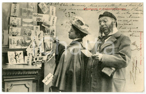 1903 FRANCE Amateurs et Collectionneurs - Carte postale vintage FP  Cartolina postale d'epoca, viaggiata.CONDIZIONI: F (piccolo strappo al lato inferiore)FORMATO: FP    originale e autentica 1
