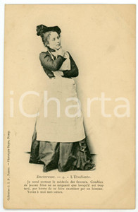 1905 ca DOCTORESSE - L'Etudiante - Doctor woman - Vintage postcard n°4  Cartolina postale d'epoca, non viaggiata.CONDIZIONI: GFORMATO: FP    originale e autentica 1