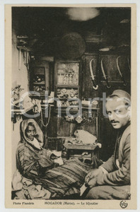 1915 ca ESSAOUIRA / MOGADOR (MAROC) Le bijoutier - Carte postale Cartolina postale d'epoca, non viaggiata.CONDIZIONI: POOR (piegatura orizzontale lungo il lato superiore)FORMATO: FP    originale e autentica 1