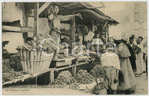 1920 ca CASABLANCA (MAROC) Marchands de fruits - Carte postale ANIMEE CPA Cartolina postale d'epoca, scritta ma non viaggiata.CONDIZIONI: GFORMATO: FP    originale e autentica 1