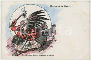 1900ca GUERRE DES BOERS - THÉÂTRE DE LA GUERRE Queen Victoria - Carte postale FP  Cartolina postale d'epoca, non viaggiata.CONDIZIONI: FAIR FORMATO: FP     originale e autentica 1