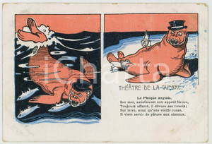 1900ca GUERRE DES BOERS - THÉÂTRE DE LA GUERRE Phoque anglais - Carte postale FP  Cartolina postale d'epoca, non viaggiata.CONDIZIONI: FAIR FORMATO: FP     originale e autentica 1