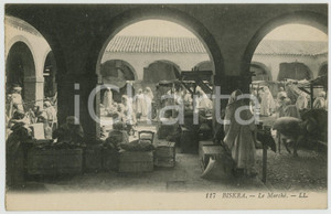 1903 BISKRA - ALGERIE Le Marché - Carte postale n.117 FP VG  Cartolina postale d'epoca, viaggiata.EDITORE: Impr. Edia, Versaillles - Serie n.117CONDIZIONI: FAIRFORMATO: FP    originale e autentica 1