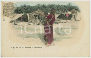 1903 BISKRA - ALGERIE Négresse - Carte postale FP VG  Cartolina postale d'epoca, viaggiata.SERIE: S. 4 - No. 20CONDIZIONI: FAIRFORMATO: FP    originale e autentica 1