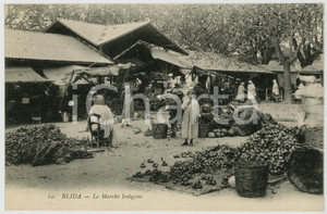 1910 ca BLIDA - ALGERIE Le marché Indigène - Carte postale FP NV  Cartolina postale d'epoca, non viaggiata.CONDIZIONI: FAIRFORMATO: FP    originale e autentica 1