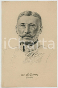 1915 ca AUSTRO-HUNGARIAN Army - General VON AUFFENBERG - Portrait - Postcard Cartolina postale d'epoca, non viaggiata.   GOOD/buono  Formato: 9x14 cm originale e autentica 1