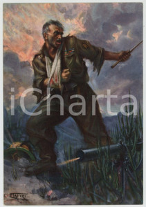 1936 TAGA TAGA 4^ Divisione CC. NN: 3 Gennaio - Ill. Clemente TAFURI Cartolina  Cartolina postale d'epoca, non viaggiata.Edita dall'Ufficio Storico della Milizia - Serie Cartoline A.O.I.CONDIZIONI: FAIRFORMATO: FP    originale e autentica 1