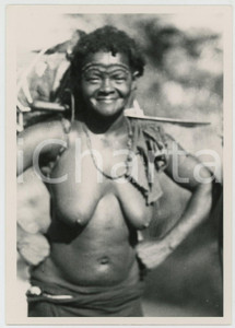 1935 ca AFRICA Nude woman ETHNIC NUDE Postcard FG NV  Cartolina postale d'epoca, non viaggiata.CONDIZIONI: FAIRFORMATO: FG    originale e autentica 1
