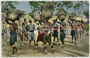 1960ca L'AFRIQUE EN COULEURS Scène de vie africaine NU ETHNIQUE Carte postale FP  Cartolina postale d'epoca, non viaggiata .EDIZIONE: Editions Hoa-Qui, ParisSERIE: L'Afrique en couleurs - n. 1363  GOOD/buono  FORMATO: 14x9 cm originale e autentica 1