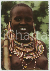 1970ca AFRICA IN PICTURES Masai Girl ETHNIC NUDE Postcard FG NV  Cartolina postale d'epoca, non viaggiata.EDITORE: Elite GroupCONDIZIONI: FAIRFORMATO: FG    originale e autentica 1