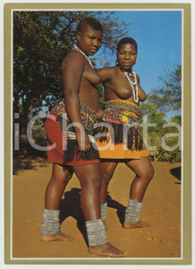 1985ca NATAL - SOUTH AFRICA Zulu maidens ETHNIC NUDE Postcard FG NV  Cartolina postale d'epoca, viaggiata.EDIZIONE: Art Publishers, DurbanFOTOGRAFIA: B.K. BjornsenCONDIZIONI: FAIRFORMATO: FG    originale e autentica 1