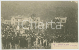 1910 ca PETROPOLIS (BRAZIL) Collegio de SION - Procissão alumnas - Postcard Cartolina postale d'epoca, non viaggiata.CONDIZIONI: GFORMATO: FP    originale e autentica 1