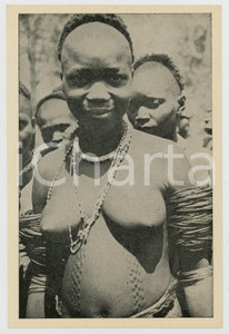 1950 ca CONGO - KIVU Munya Bongo NU ETHNIQUE Carte postale FG NV  Cartolina postale d'epoca, non viaggiata. Photo LammeretzCONDIZIONI: FAIRFORMATO: FG    originale e autentica 1