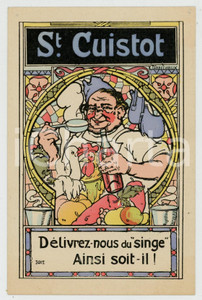1910 ca FRANCE - HUMOUR Artist MARECHAUX St. Cuistot - Carte postale FP NV  Cartolina postale d'epoca, non viaggiata. FAIR/discreto Lievi smussature agli angoli Formato: FP originale e autentica 1
