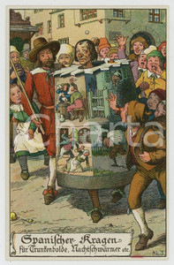 1920 ca GERMANY - TORTURE Spanischer kragen ILLUSTRATED Postcard FP NV  Cartolina postale d'epoca, non viaggiata. FAIR/discreto Lievi smussature agli angoli Formato: FP originale e autentica 1