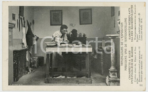 1910 BRUXELLES Exposition universelle - Polisseur de marbre - Carte postale FP  Cartolina postale d'epoca, non viaggiata.CONDIZIONI: GFORMATO: FP    originale e autentica 1